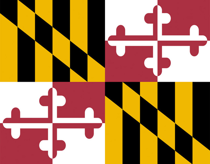 maryland state flag.